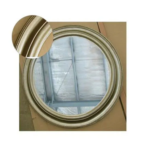 Oval Wooden Mirror Frame Home Decoration Dressing Mirror Bathroom Mirror 
