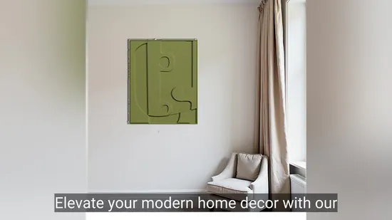 Unique Textured 3D Wall Art for Trendy Home Styling 