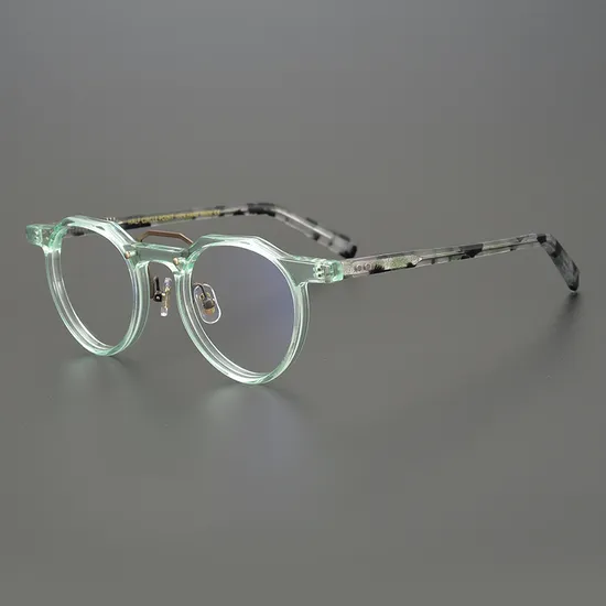 New Arrival Gentleman Unisex Acetate Oval Optical Glasses Black Tortoise Thick Italy Fashion Square Acetate Frames 