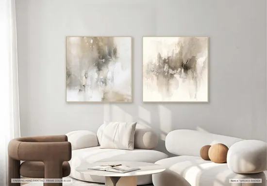Handmade Modern Abstract Oil Paintings for Home Decor 
