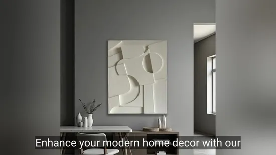 Stylish 3D Wall Art for Modern Home Decoration and Appeal 