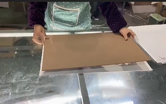 Modern Square Wood Decorative Home Framed Wall Art 