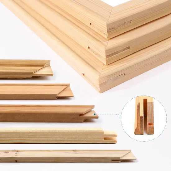 Preferential Price Wooden Stretcher Bar / Oval Canvas Frame / Stretched and Primed Canvas 