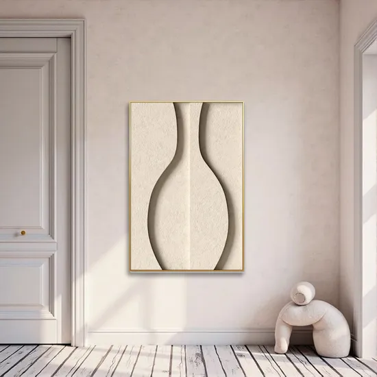 Elegant Contemporary 3D Wall Art for Living Room Aesthetics 