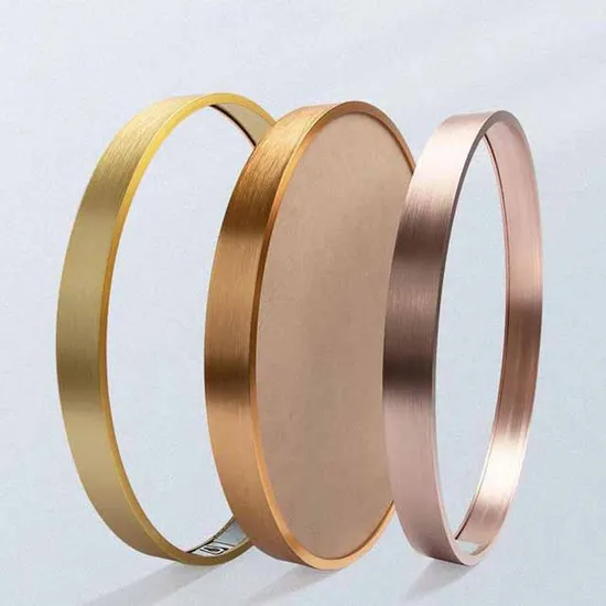 Modern Stylish Aluminium Alloy Extrusion Custom Oval Aluminum Mirror Picture Photo Frame 
