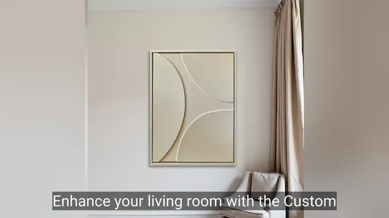 Handmade 3D Abstract Relief Wall Art for Unique Home Decor 