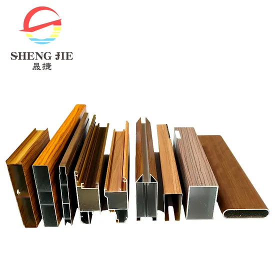 Aluminum Alloy Square Tube Wood Grain Oval Pipe Aluminium Rectangle Profile Extrusion Frame 