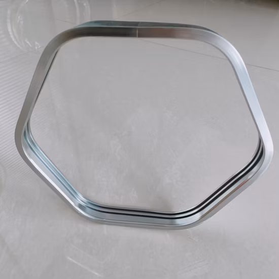 Ortonbath Wall Mounted Mirror, Oval Bathroom Mirror, Black Vanity Wall Mirror W/ Stainless Steel Metal Frame for Vertical & Horizontal Hang, Ideal for Bedroom
