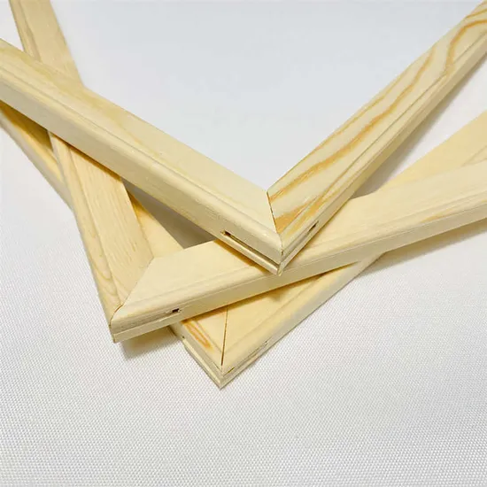 Factory Supply Wood Frame Pine Wood DIY Stretcher Bars for Stretched Canvas 
